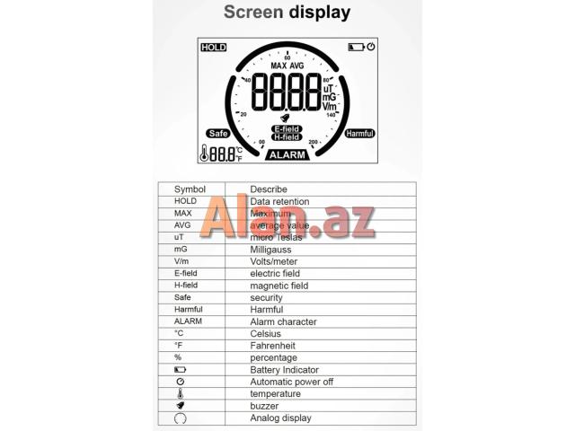 Elektromaqnit detektoru MESTEK EMF-01