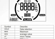 Elektromaqnit detektoru MESTEK EMF-01
