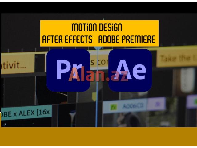 Adobe Premiere After Effect Motion dizayn kursu