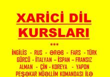 A-dan Z-ə bütün xarici dilər tək ünvanda