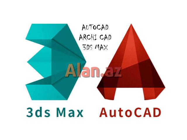 Autocad Archicad 3ds max Vray kursu fərdi dərslər