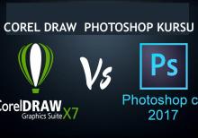 Photoshop Corel Draw qrafik dizayn kursu