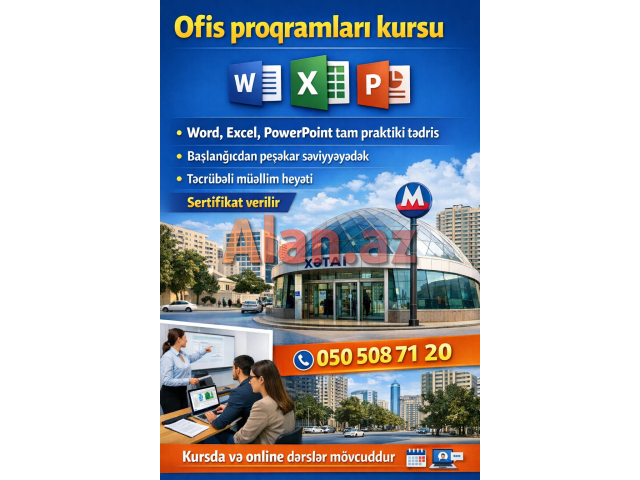 Ofis proqramları kursu