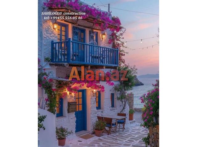 Yunan evlərin tikintisi