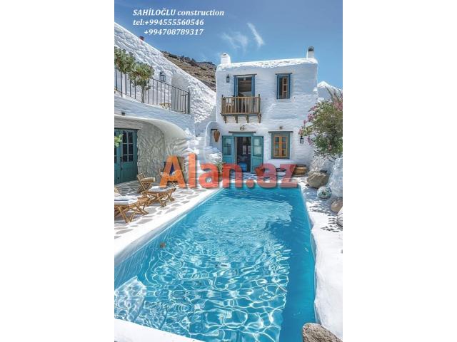 Yunan evlərin tikintisi