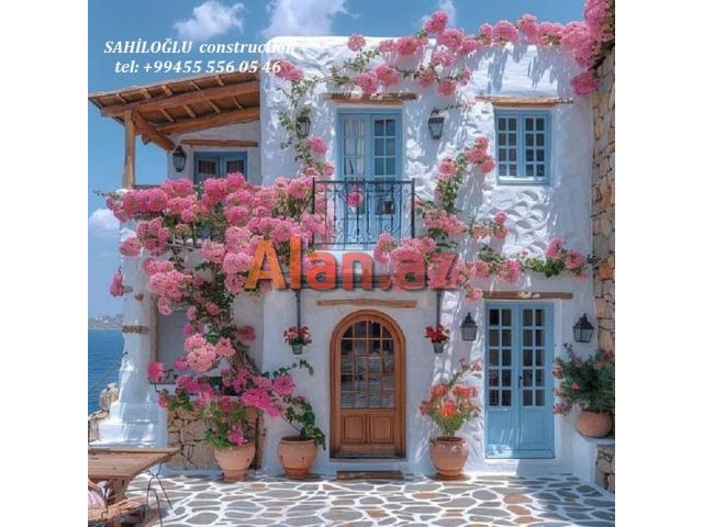 Yunan evlərin tikintisi