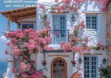 Yunan evlərin tikintisi