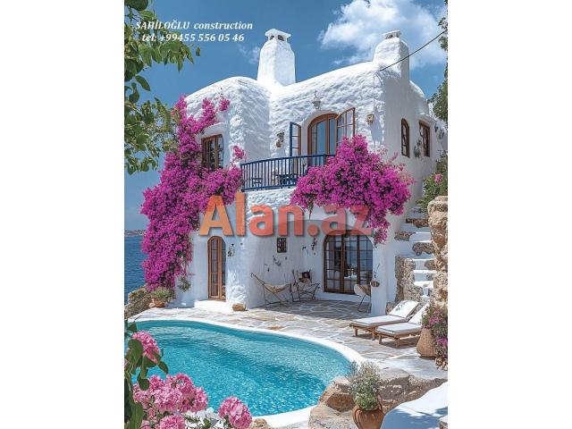 Yunan evlərin tikintisi