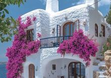 Yunan evlərin tikintisi