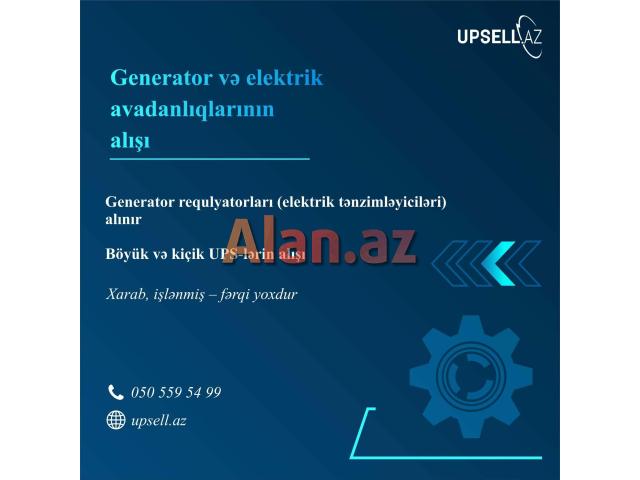 Ups ve geneatorlarin alisi