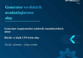 Ups ve geneatorlarin alisi