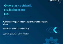 Ups ve geneatorlarin alisi