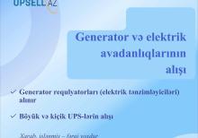 Ups ve geneatorlarin alisi