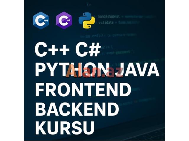 C C++ C# Python Java proqramlaşdırma kursu
