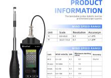 Anemometr HoldPeak HP-5000Y