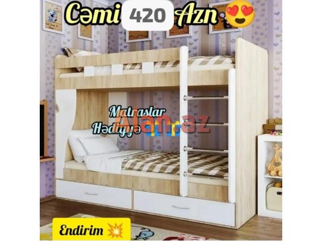 İkimərtəbəli çarpayı