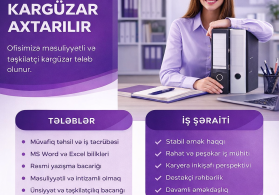 Müəssisəmizə Kargüzar Axtarılır