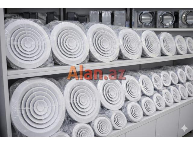 Havalandırma üçün Difuzor aliminum