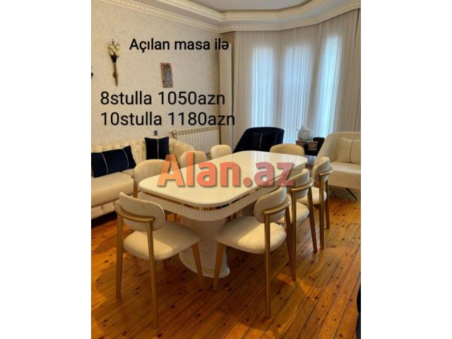 Masa və oturacaqlar