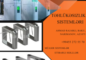 Turniketlərin satışı və quraşdırılması