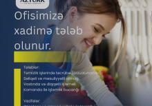 Müəssisəmizə təmizkar, işində məsuliyyətli xadimə axtarılır