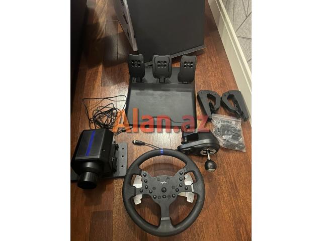 kompüterə qoşula bilən oyun maşın sükanı