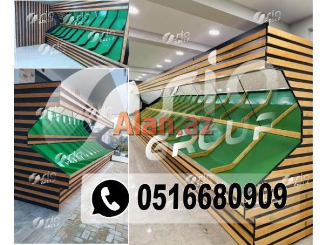 Meyvə-tərəvəz üçün vitrin sifarişi