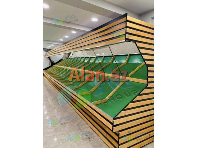 Meyvə-tərəvəz üçün vitrin sifarişi