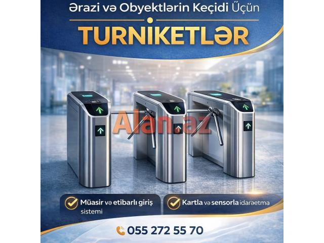 Turniketlərin satışı və quraşdırılması
