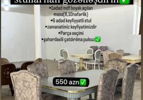 Masa və oturacaqlar