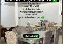 Masa və oturacaqlar