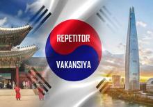 Koreya Dili muelimleri teleb olunur