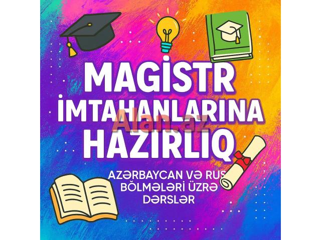 Maqistraturaya hazırlıq Azərbaycan və Rus bölməsi üzrə