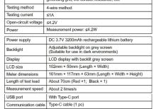 Mikroommetr UNI-T UT 620C+