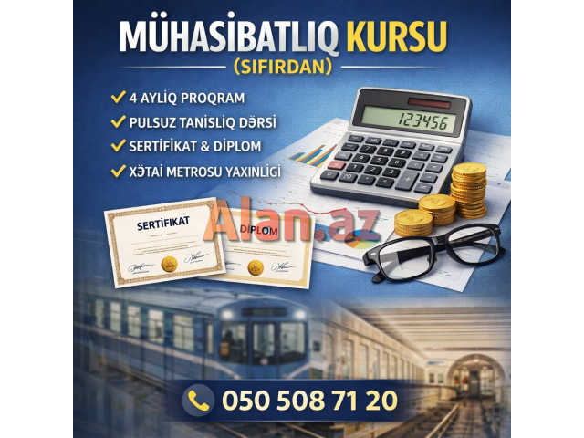 Mühasibatlıq və 1C kursu