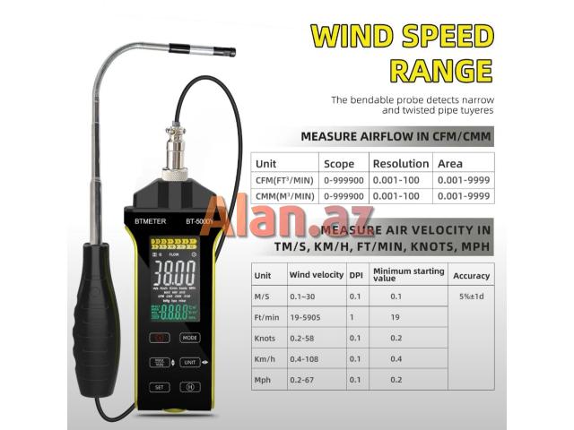 Anemometr BTMETER BT-5000Y