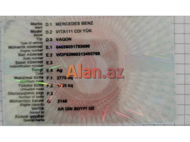 Satılır Mercedes-Benz Vito 2008-ci il, əla vəziyyətdə.