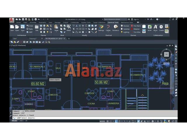 Auto Cad Proqramından kurslarımız