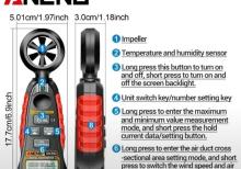 Anemometr ANENG GN302