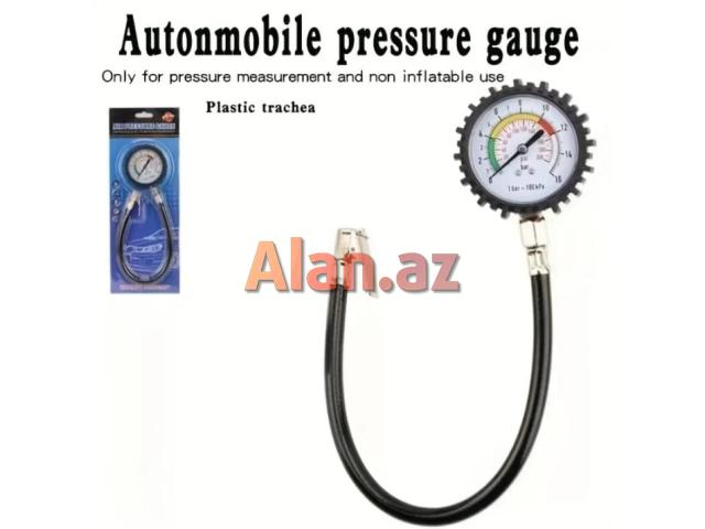 Manometr. Təkərdə təzyiq ölçən cihaz.