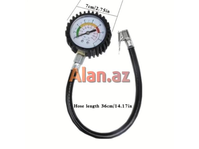 Manometr. Təkərdə təzyiq ölçən cihaz.