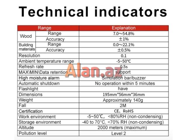 Sənaye niqrometri UNI-T UT 377B