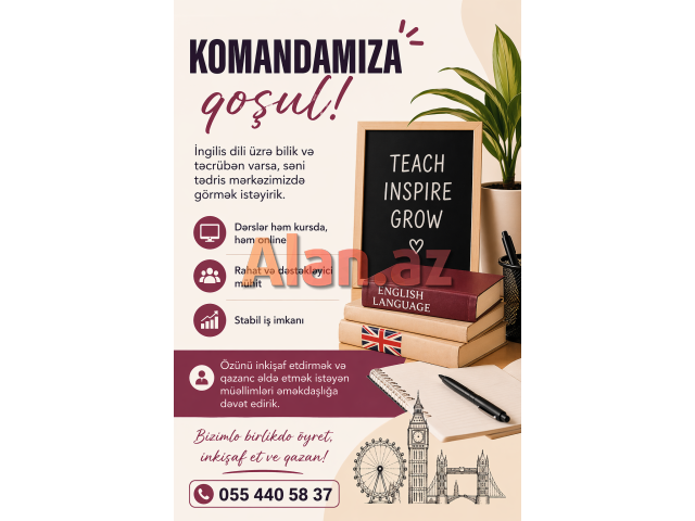 Kurs müəllimləri əməkdaşlığa dəvət edir