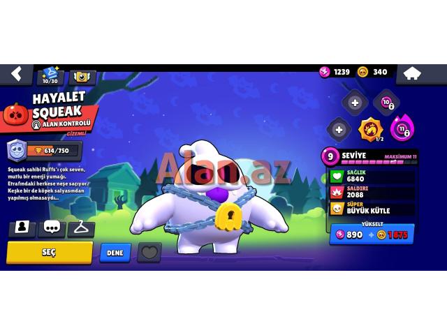 Brawl Stars Hesabı (463 Kristal + 33K Kuboklu)