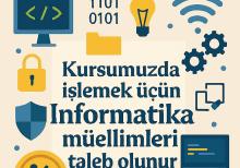 Kursumuza İnformatika məllimləri tələb olunur