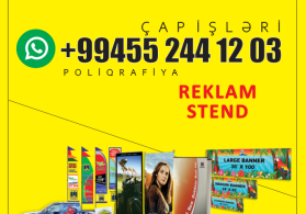 Reklam stend banner vinil rollup