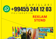 Reklam stend banner vinil rollup