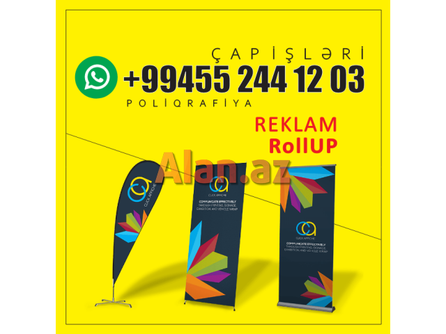 Rollup- reklam - çap - stend - banner - vinil - print