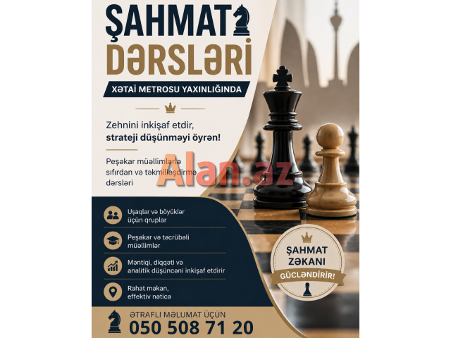 Şahmat dərsləri