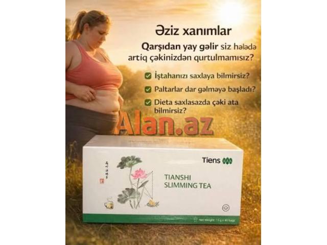 Sliming Çay -Arıqladıcı, müalicəvi, təmizləyici təbii yaşıl çay
